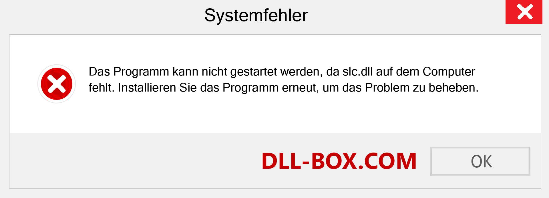 slc.dll-Datei fehlt?. Download für Windows 7, 8, 10 - Fix slc dll Missing Error unter Windows, Fotos, Bildern