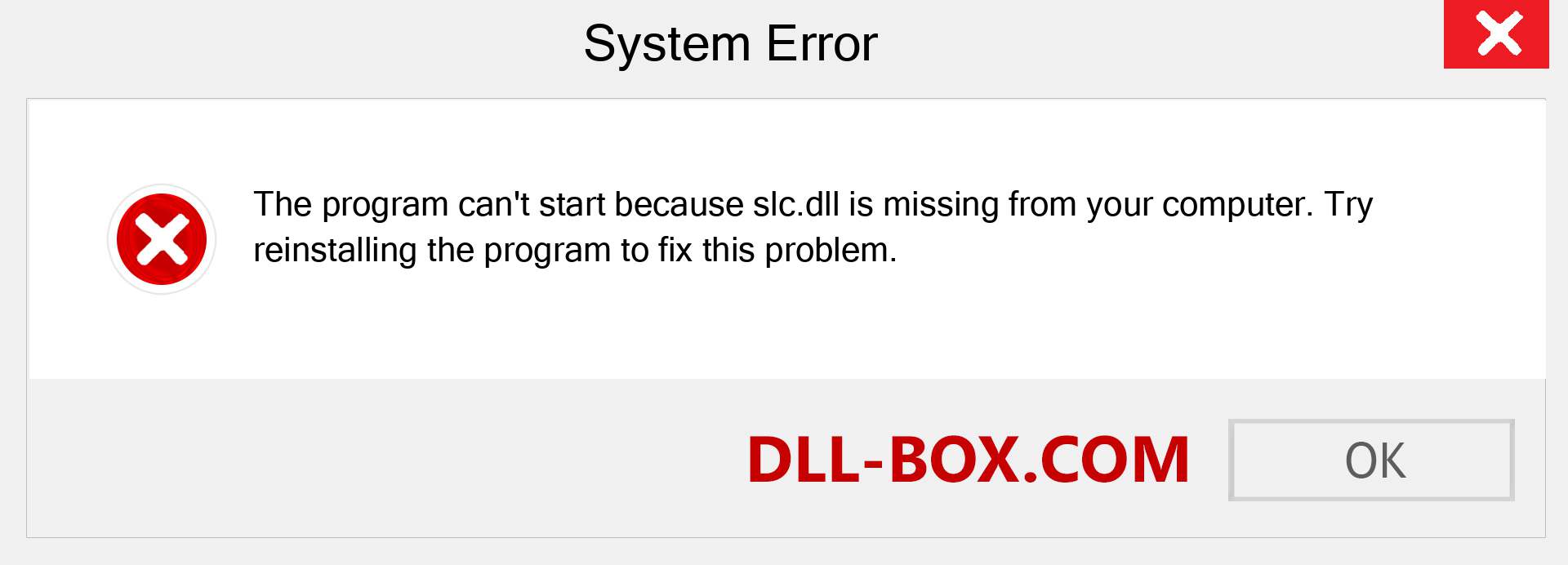  slc.dll file is missing?. Download for Windows 7, 8, 10 - Fix  slc dll Missing Error on Windows, photos, images